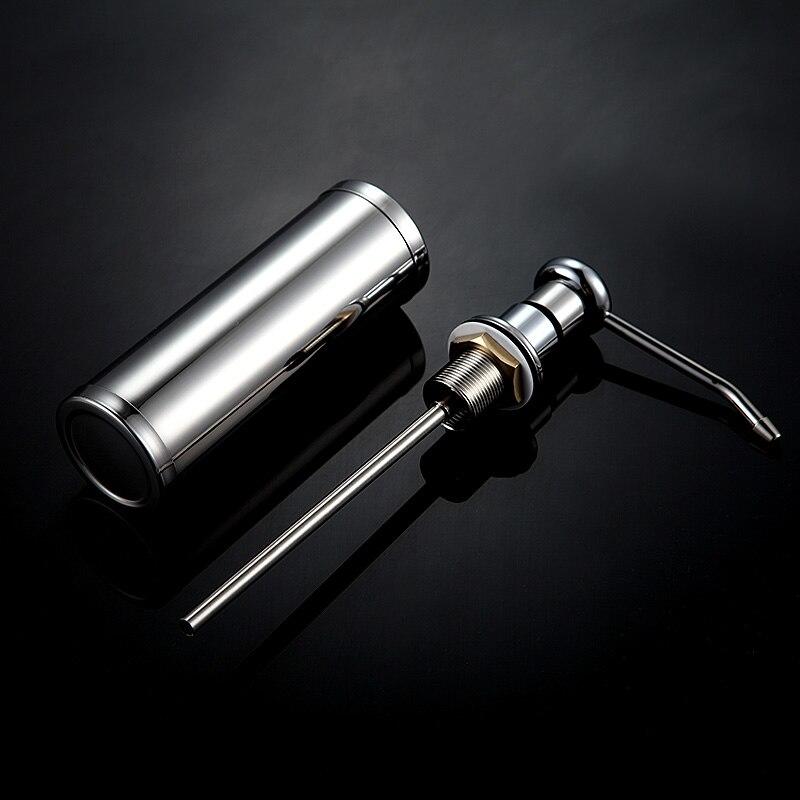 Copper Head + Stainless Steel 220ml Hand Soap Sink Soap Dispenser Dispenser Detergent Capacity Dispenser for Kitchen Bathroom Supplies | Dispenser Dis