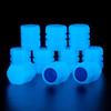 Leuchtende Ventilkappen, fluoreszierend, grün, blau, nachtleuchtend, für Auto, Motorrad, Fahrrad, Rad, Styling, Reifennabe, Leuchtkappe, Dekor