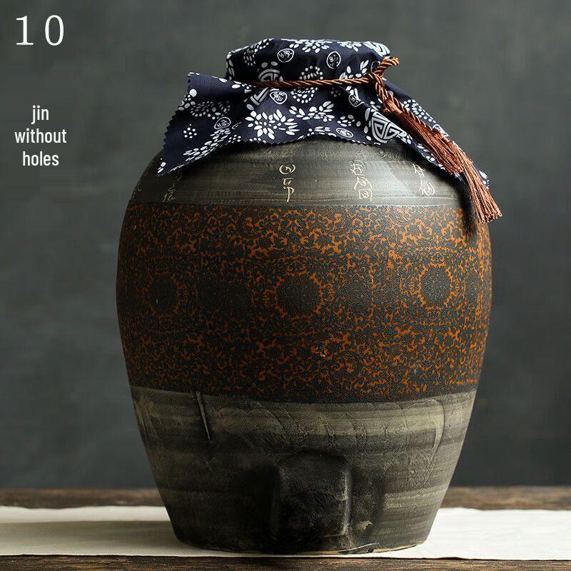 

Jingdezhen Ceramic Sealed Wine Storage Jar 10 Catty
