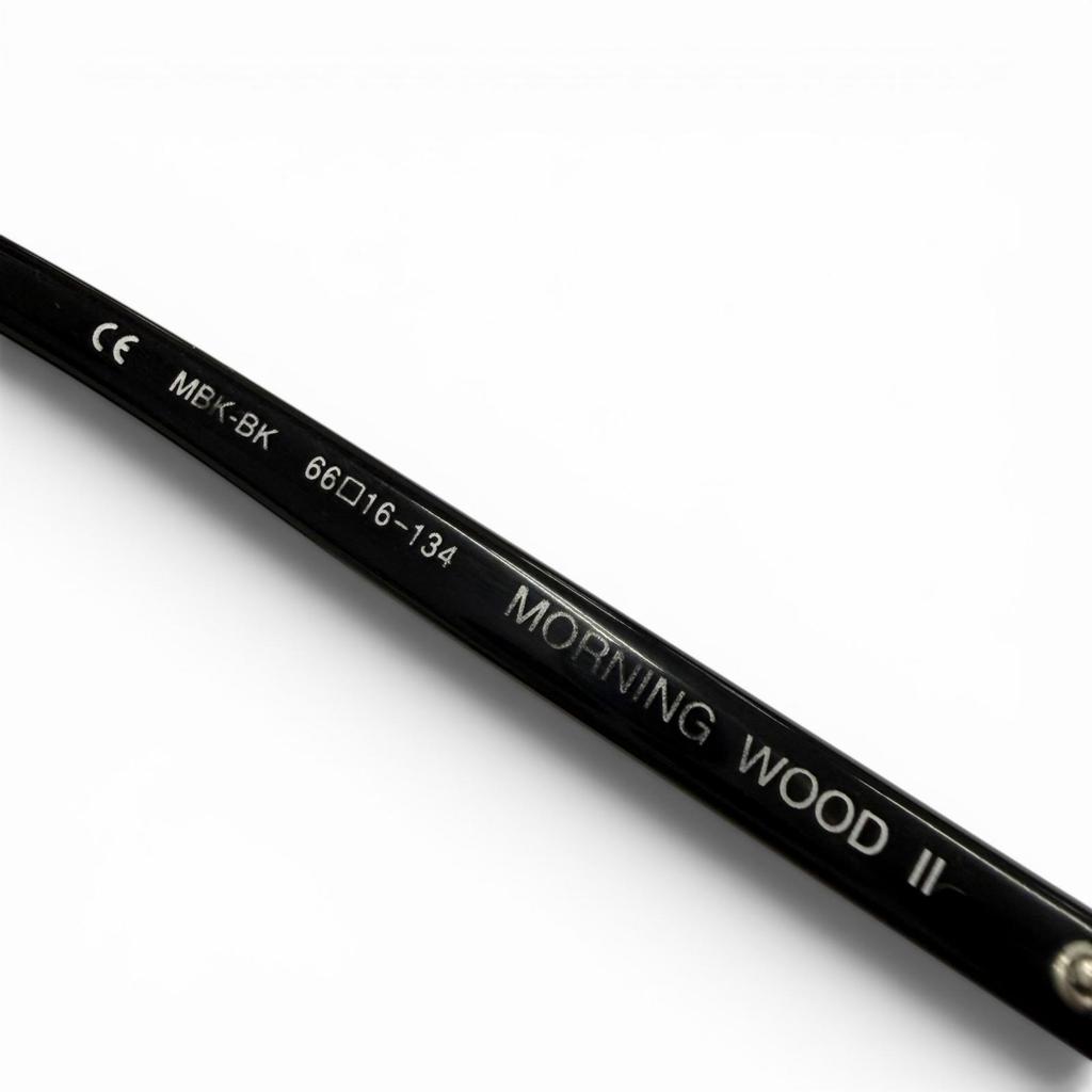 Very Good CHROME HEARTS sunglasses MORNING WOOD II black 925 Used