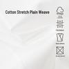 LESS Irregular Collar Cotton Blend Long Sleeve Shirt