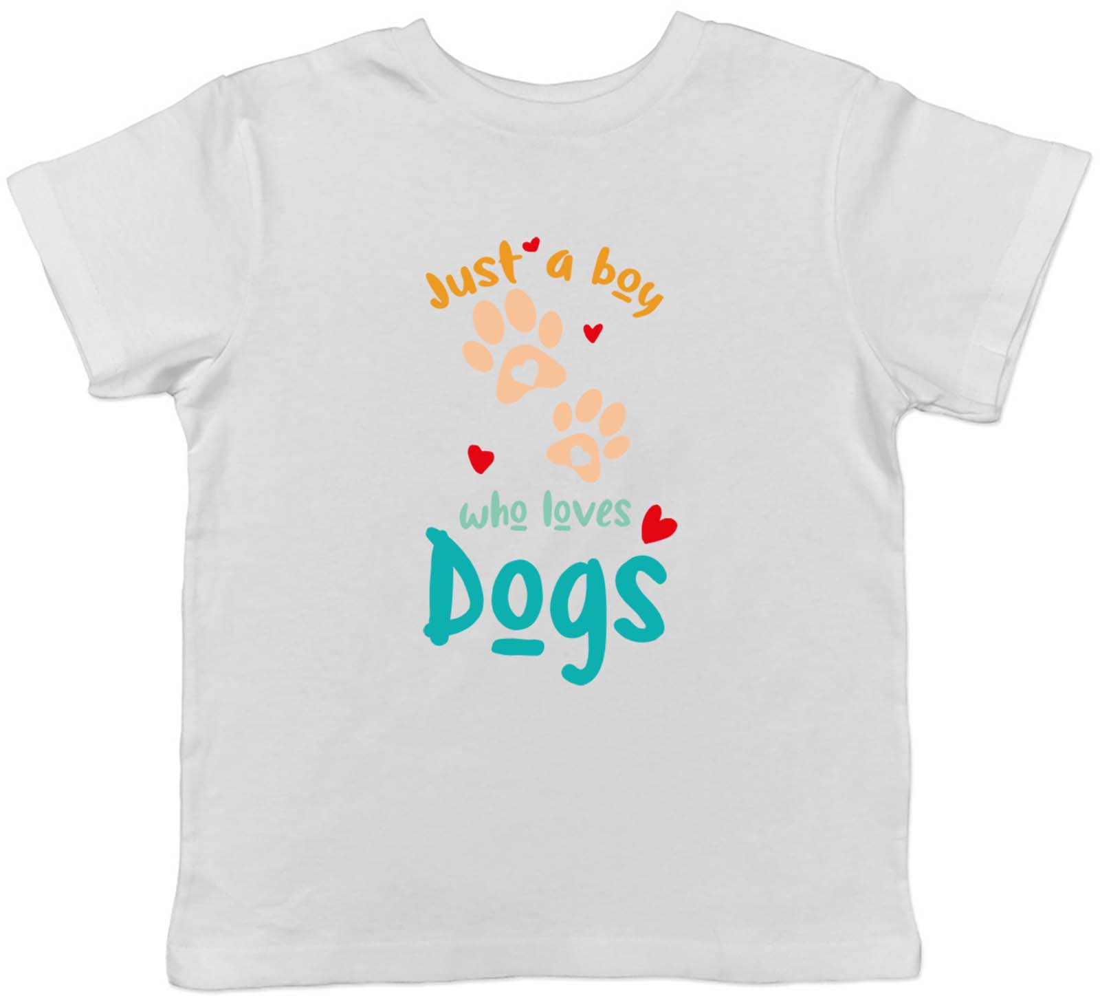 Мальчик Который Любит Собак Детская Футболка Щенок Питомец Щенки Догго Детская Мальчик Девочка 130