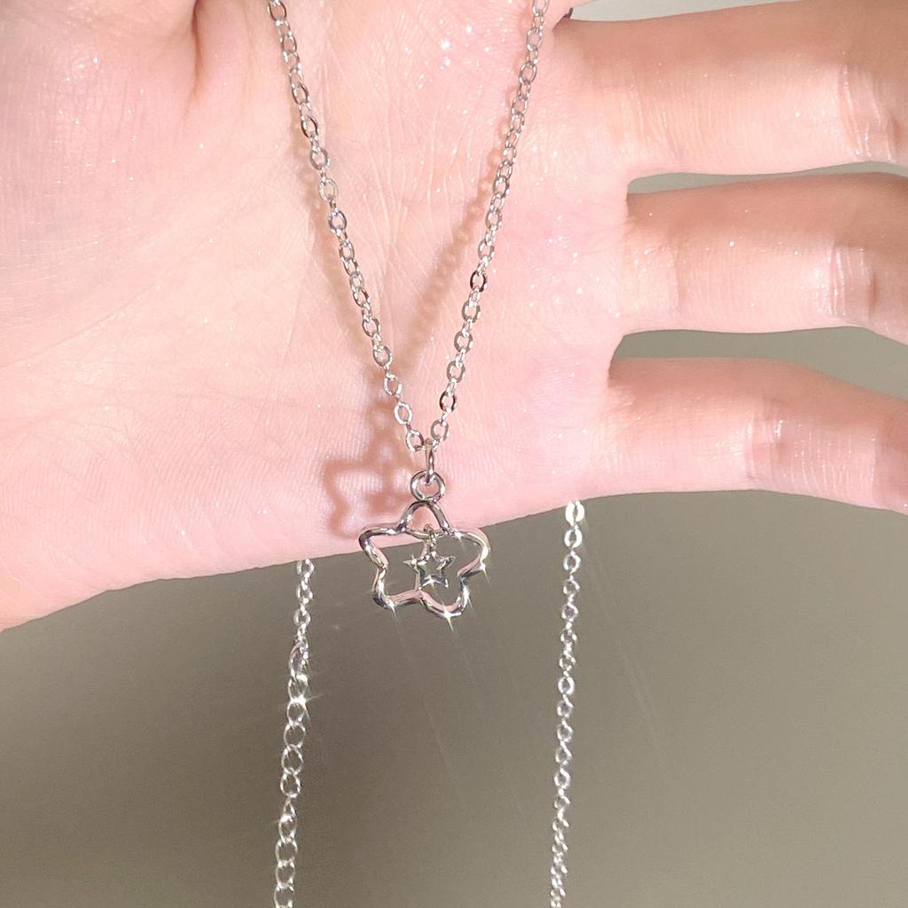 Liquid Lava Moon Star Pendant Necklace & Sweet Spicy Girl Earrings – European & American Style