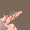 Women Brooch Smooth Surface Hollow Sun Flower Design Lapel Pin Non-Slip Buckle Scarf Badge Clothing Bags