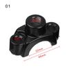 Quad 4 Wheeler For Motorbike Handlebar Motorcycle Bracket Clamp Mirror Mount Holders Moped Dirt Pit