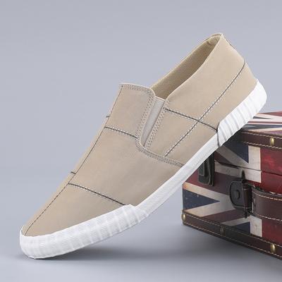 Skip Men S Shoes Low Top Canvas Shoes Men S Spring New Trend Korean Version of Old Beijing Cloth Shoes One Foot Men S