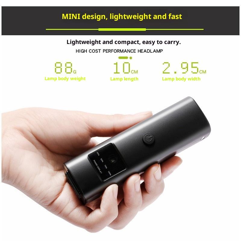Smart Bicycle Light Rainproof Usb Led 1500/2000Mah Front Light Headlight Cycling Flashlight Bike Light Accessories