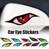 1 Pair Reflective Eyes Stickers For Car Rearview Mirror Strong Reflective Cat Eyes Waterproof Scratches Decoration Sticker