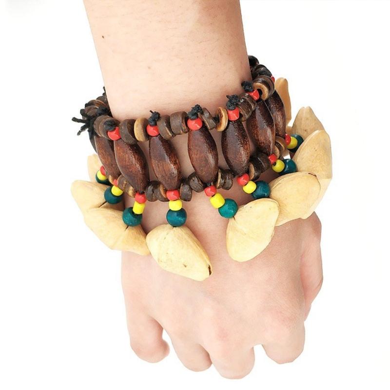 Handgefertigte Nussschalen-Glocken Tragbare Handgefertigte Rasseln Tragbare Musikglocken Handgefertigte Künstlerische Rassel Schalentextur für Kinder