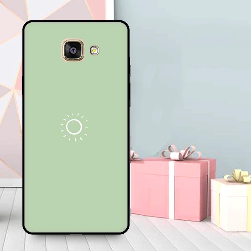 Green Aesthetic Cover For Samsung Galaxy J4 J6 Plus A6 A7 A8 A9 J8 2018 J1 J3 J5 J7 2016 A3 A5 2017 Case