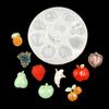 Creative Silicone Casting Molds Necklace Molds Silicone Texture Perfect for Necklace and Earrings with Fruit Shape