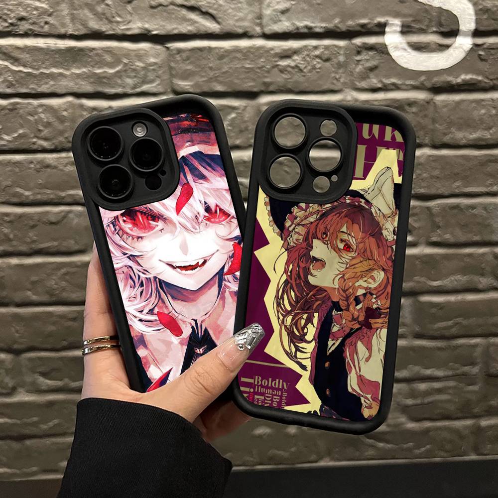 Classic Game Touhou Project Silicone Soft Phone Case For IPhone 17 16 14 13 12 11 15 Pro Max Plus Air Cover