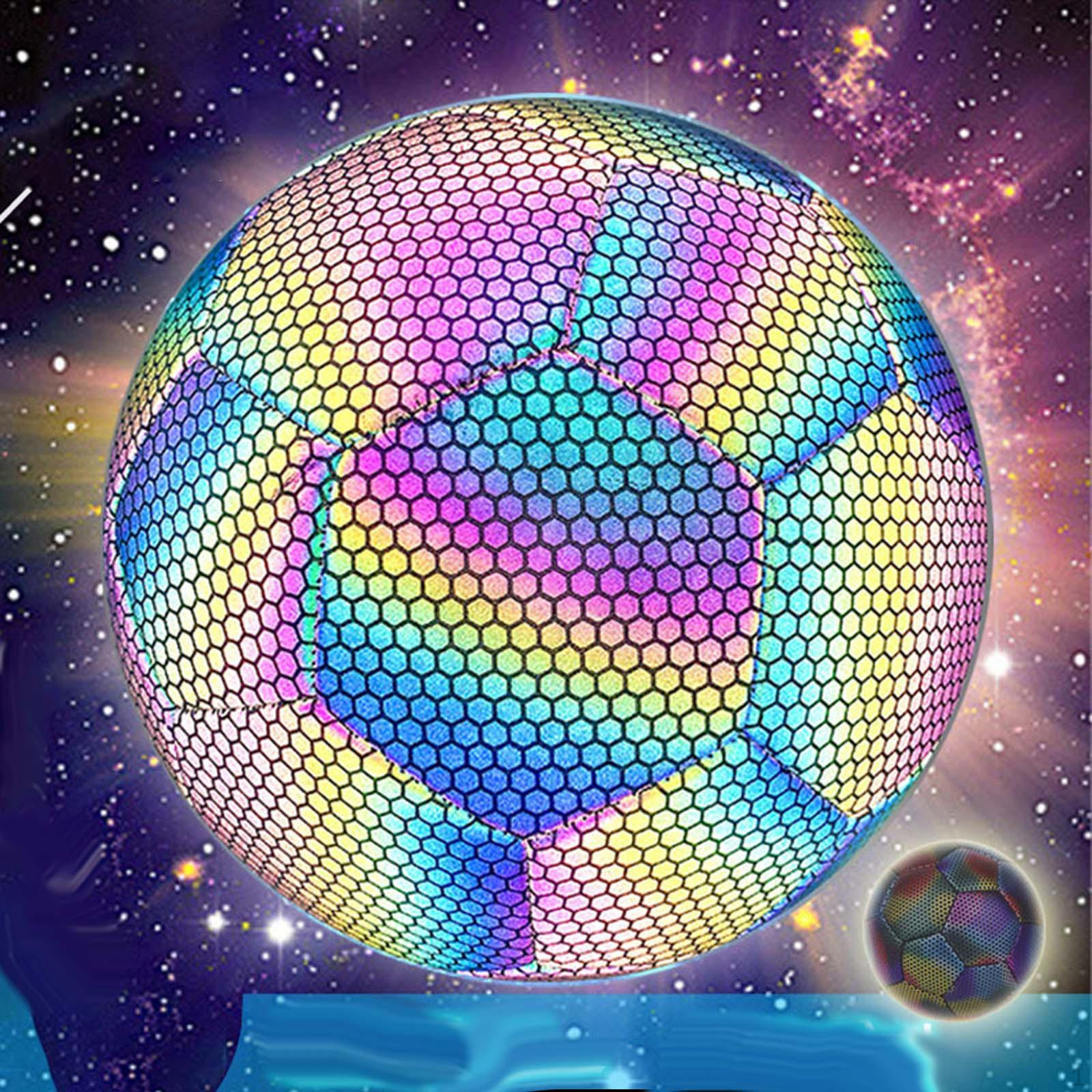 

Голографический футбольный мяч, размер 5, официальный матч, износостойкий светящийся спортивный футбольный мяч