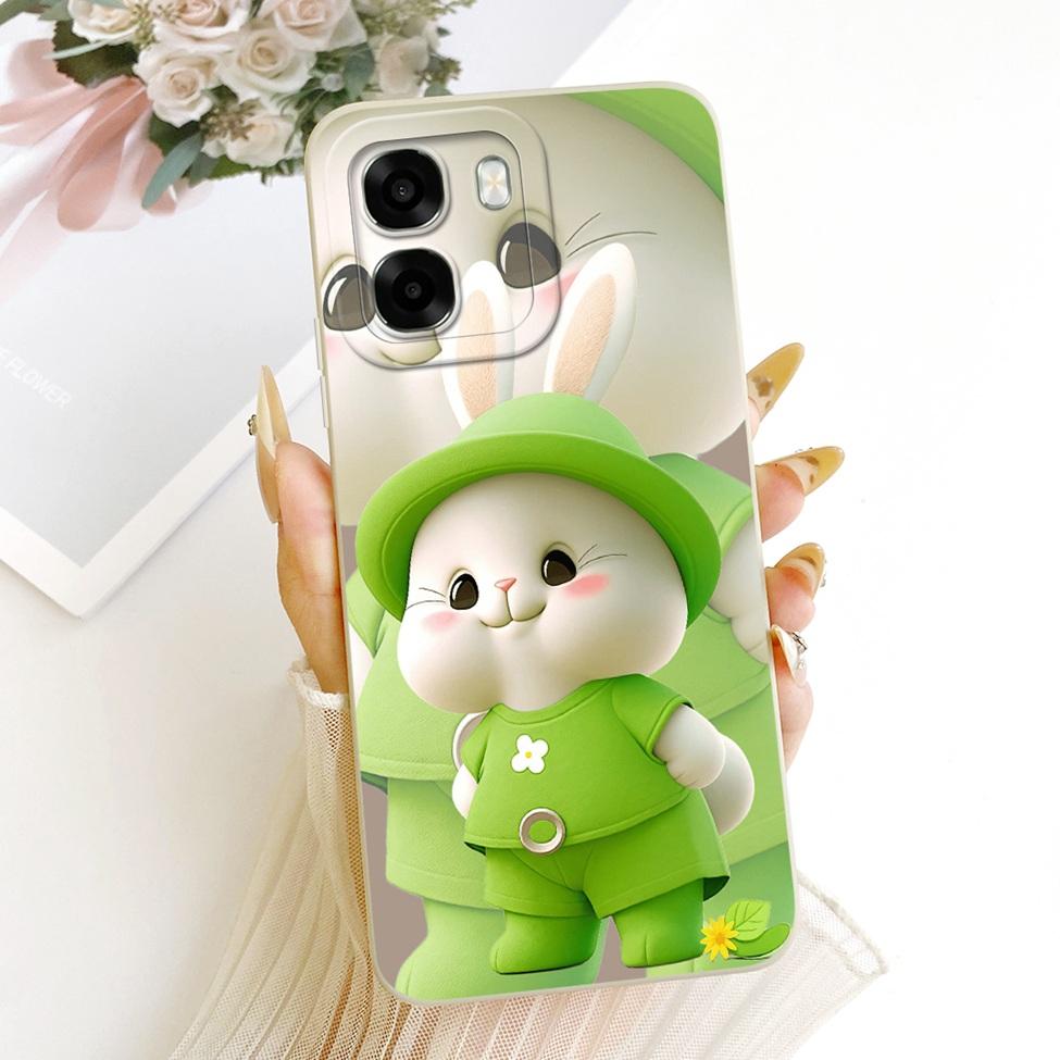 For Oppo A6 4G CPH2817 Casing For Oppo A6 5G Cover Luxury Fashion Cute Funny Painted Silicone Case For Oppo A6 CPH2831 PLT120