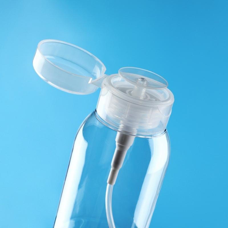 200/300/500Ml Refillable Bottle Push-Type Bottling Push Down Empty Pump Dispenser Bottle For Nail Polish Makeup Remover Bottle