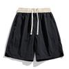 Men's Summer Loose Fit Casual Sports Shorts Drawstring Waist Straight Leg Breathable Lightweight Athletic Shorts for Outdoor Activities