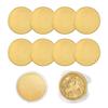 10PCS 2.2mm Blank Challenge Brass Coins - 40mm Brass Engraving Blanks with Threaded Edges & Acrylic Protection Box for DIY Crafts and Commemorative