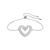 Una Heart-Shaped Crystal Bracelet Women Bracelet White 5625534