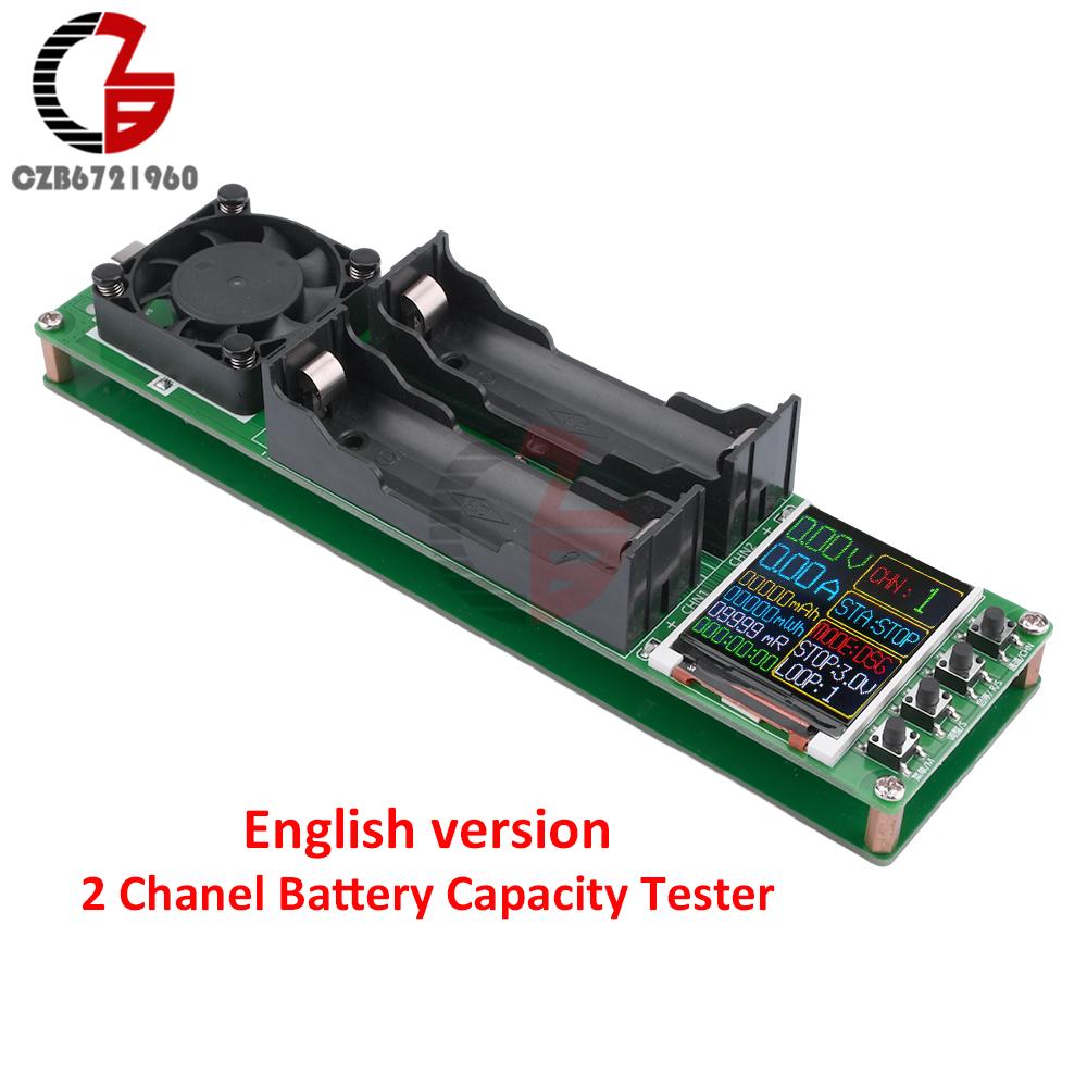 

18650 Lithium Battery Capacity Tester Automatic Internal Resistance Tester Dual Type-C Interface Battery Power Detector Module