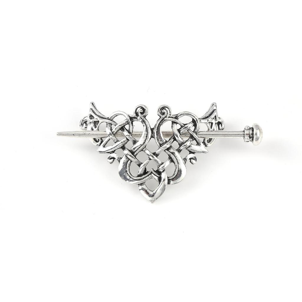 Viking Heart Hairpin, Vintage Norse Mythology Style Accessories for Women
