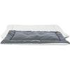 Mattress - TRIXIE - Farello - Plush/Fabric - 70 × 55 Cm - White-Grey/Grey