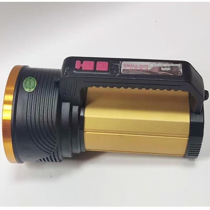 Rechargeable High Power LED Flashlight: Super Bright, Long-Range, Handheld Spotlight for Outdoor and Household Use.