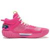 Li Ning Badfive 3 Synthetic Leather Cushioning Slip Resistant Low Top Basketball Shoes Men's Pink ABFT015-9