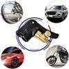 Black Bike Pump Adapter Presta Valve Adapter Dual Head Bike Track Pump Tyre Air Pump Valve Adapter Pump Connector Head Tires Tubes Accessories