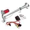 Air Horn Kit 12V Single Trumpet with Compressor Universal for Truck Car SUV, Easy Installation Loud