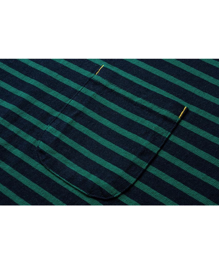 Deoleseukyu Classic Striped L/S Tee [Ink Navy]