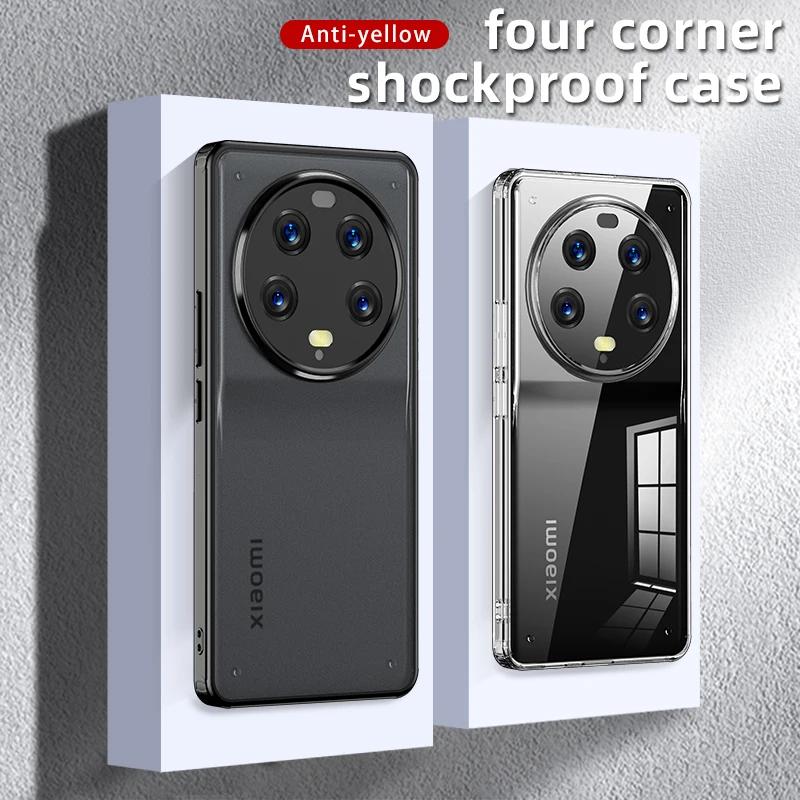 For Xiaomi 15 Ultra Case Transparent Acrylic Phone Case For Mi 15Ultra 15 Pro 14 Ultra 14Pro Matte PC Hard Shockproof Back Cover