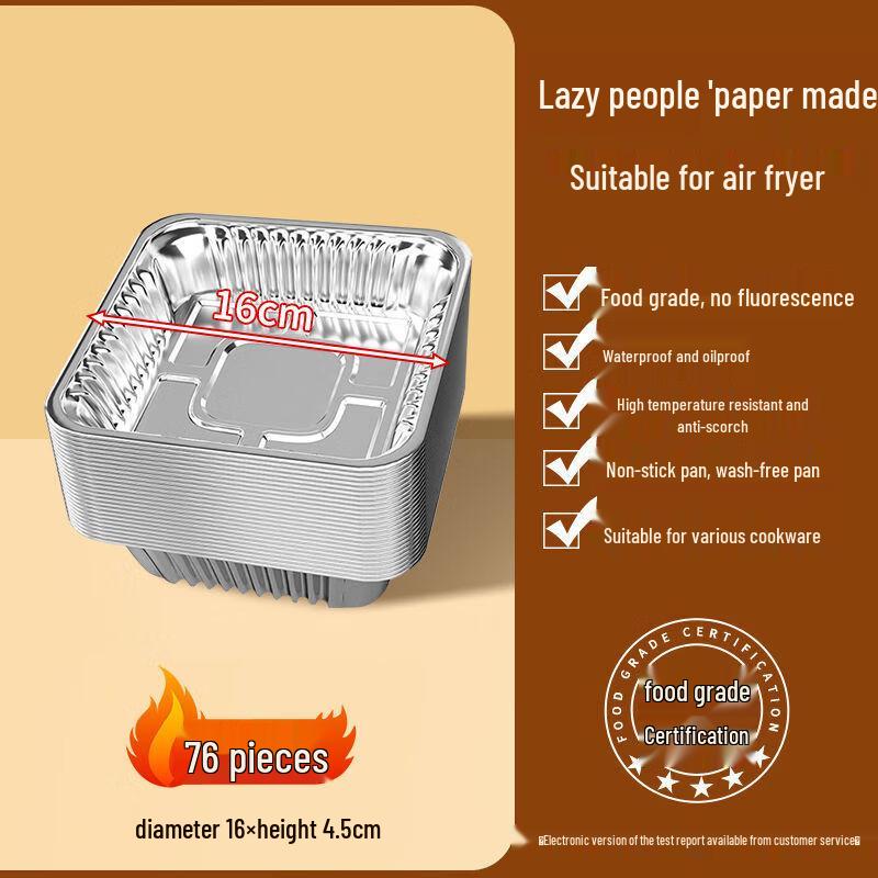 

Handun Disposable Air Fryer & Oven Liners (76 Pcs)