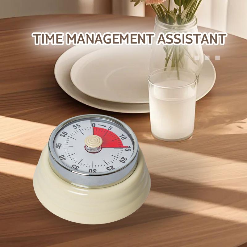 60 Minute Visual Timer Kitchen Classroom Desk Magnetic Clock Kids Pomodoro Study Timer Clock Visual Countdown Timers