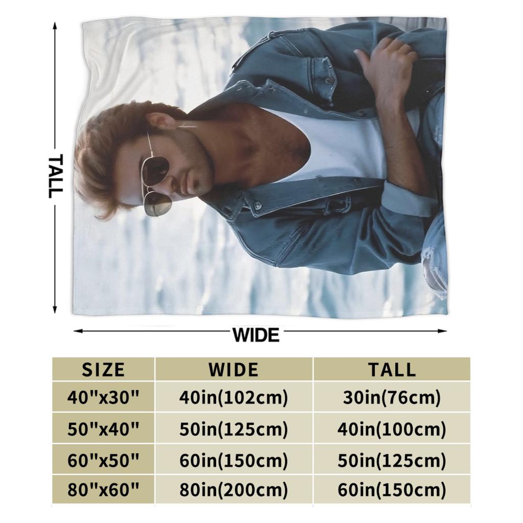 George Michael Blanket Quality Super Warm Throw Blanket Spring Students Couch Bed Fashion Bedspread