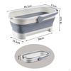 Bucket Mop Foldable Portable Water Pail Foot Soaking Basin Sturdy Rust Resistant