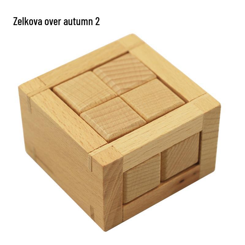 100-Piece Kongming Lock Wooden Puzzle Set for Kids and Adults