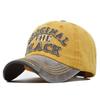 Cotton Cap Baseball Vintage Neutral Gender Women  Men For Hats Casual 3D Black Letter Embroidered Stitching Outdoor Sports Dropshipping