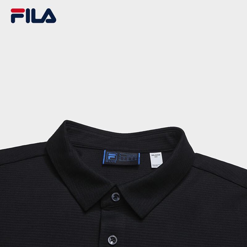 FILA Men's Knit Short Sleeve Polo Shirt