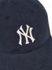 Emelbi Peach Twill Structured Ball Cap Ny (Navy)