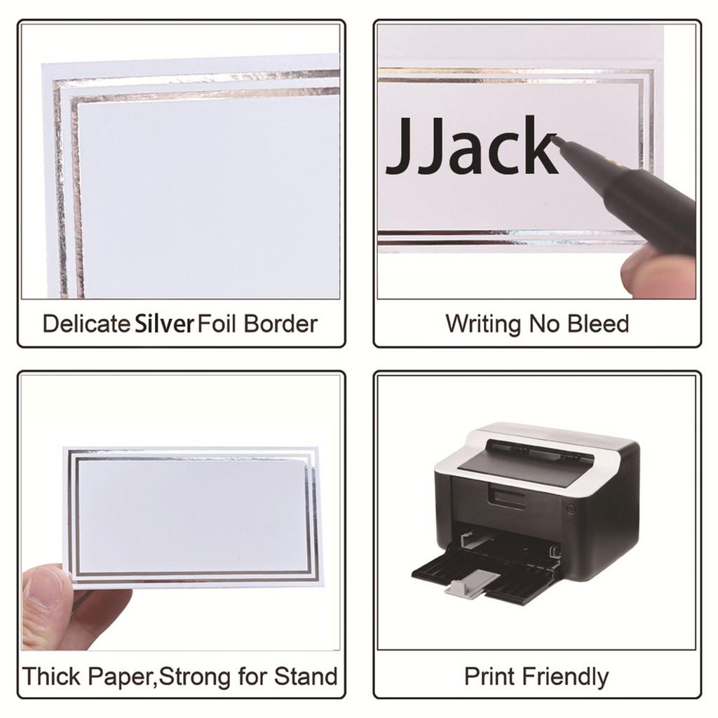 50pcs Table Setting Name Cards for Birthday Parties Name Cards Set Seating Cards
