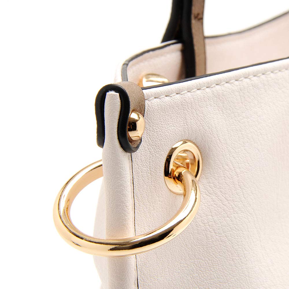 FIRANO Colorful Tote Bag Shoulder Bag Set for White & Women, 401437S,