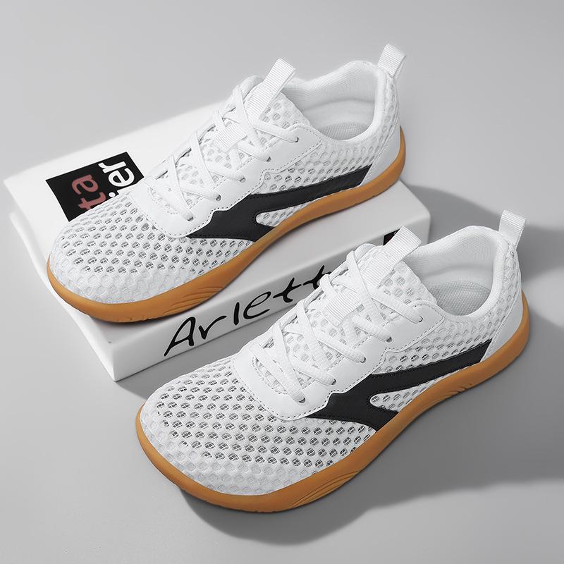 Men's Wide Toe Mesh Running Shoes - 2026 Spring/Summer Breathable, Soft Soles, Large Size, Barefoot Style