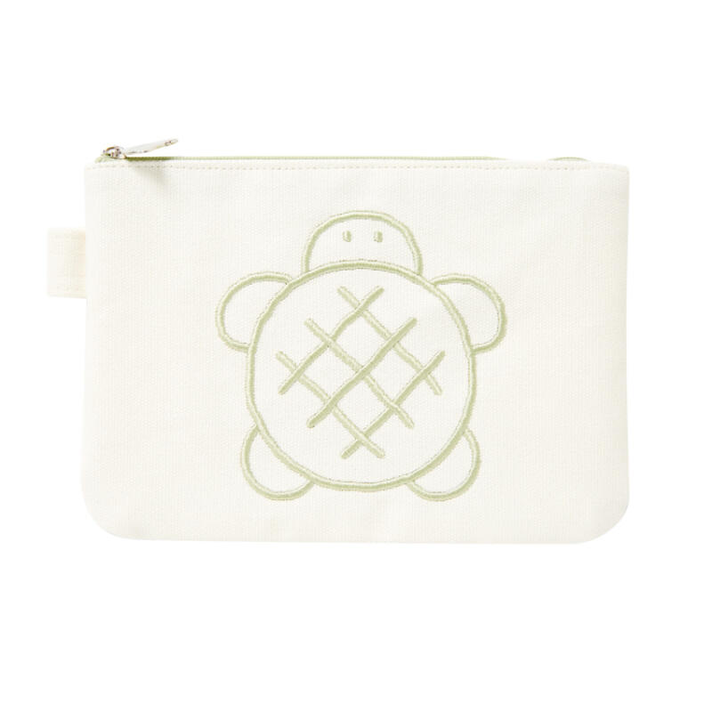 Зеленая вышитая косметичка (37003269)