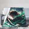 Kimetsu No Yaiba Blanket Cover Shinobu Kocho Fleece Throw Blanket Summer Air Conditioning Decoration Ultra-Soft Warm Bedspread