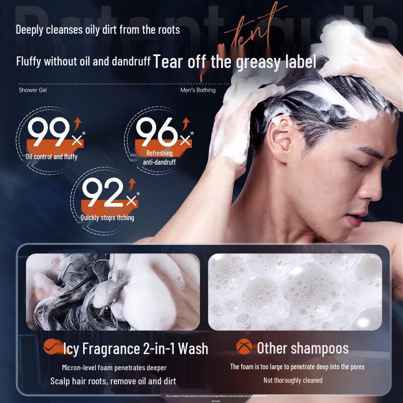 SEEDONVEUR Men's Cologne Shampoo