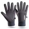 Men's Winter Warm and Windproof Thickened Gloves for Cycling, Driving, Touch Screen, Cold-Proof, Waterproof, Delivery Gloves