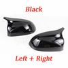 For BMW X3 G01 X4 G02 X5 G05 X7 G07 X6 G06 2018-2023 White Carbon Fiber Glossy Black Replacement Rearview Side Mirror Covers Cap