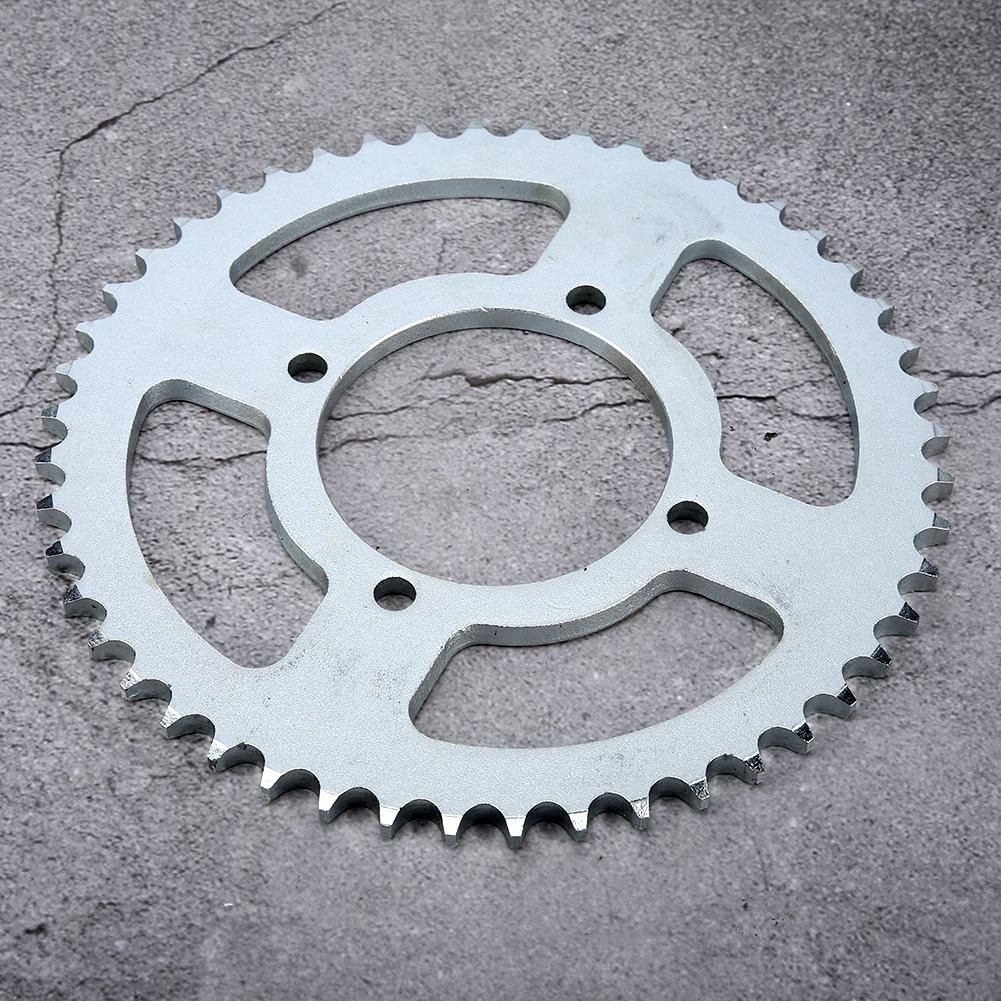 48T Teeth 76mm 428 Chain Aluminum Rear Sprocket Cog Fit for 250cc Pit Trail Dirt Bike Motorcros