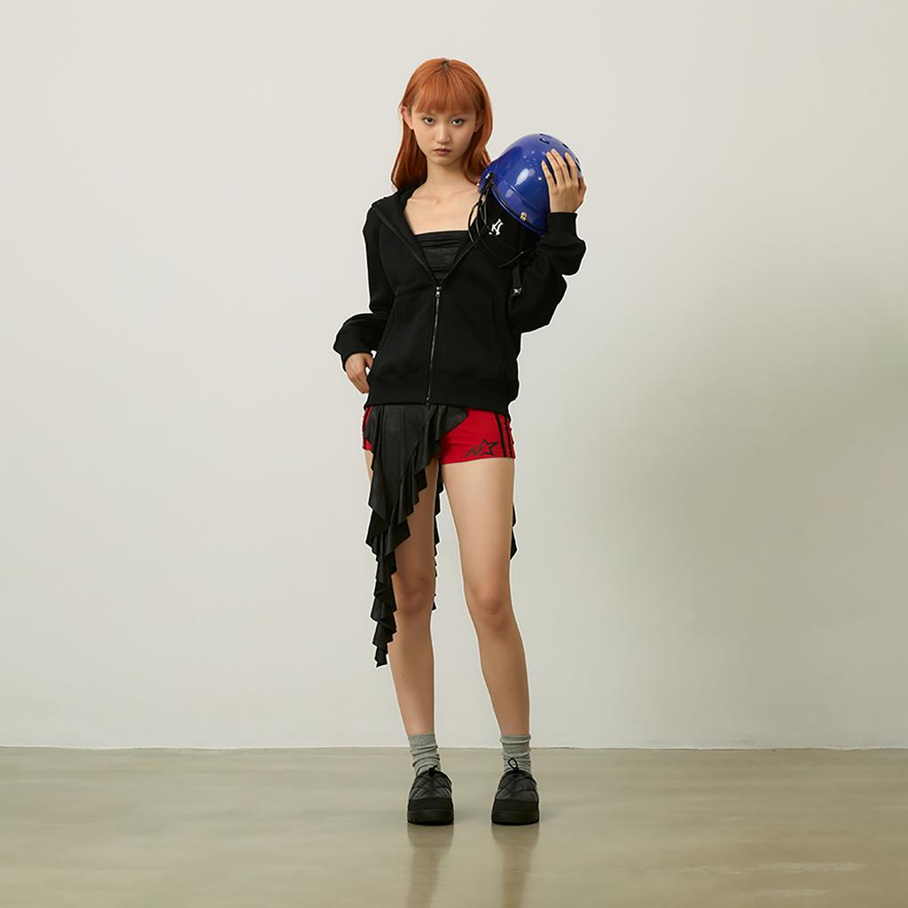 MLB New York Yankees Abrasion-Resistant Slip-Resistant Vintage Diamond Pattern Embossed Cotton Mules Unisex Black Sneakers 3AWBQWM46-50BKS