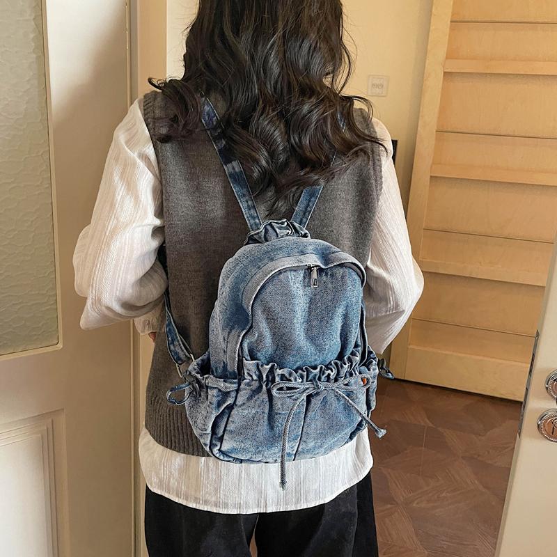 Women Denim Backpack